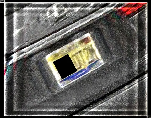 Deblurred license plate