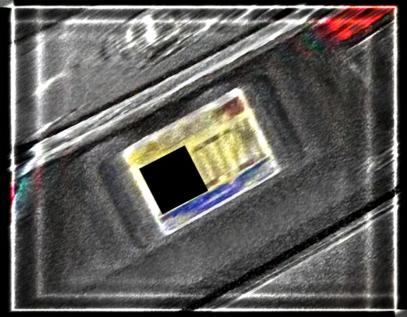 Deblurred license plate with initial kernel